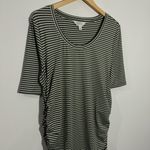 Market & Spruce New Stitch Fix Market & Spruce Striped Maternity Dress Rusched Sides Size XXL Photo 6