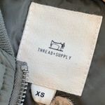 Thread & Supply Olive Green Quilted Bomber Jacket Women Size Extra Small NEW XS Photo 10