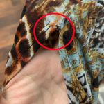 Cato maxi dress size S. Abstract Animal print. Open Sleeve. Rushed Waist Photo 7