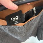 Dolce & Gabbana  Wool Mini Skirt Size 42 Color Grey Photo 4