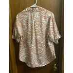 Velvet Heart  Zebra Print Button Down Shirt Top Women's Medium Photo 6