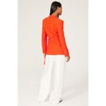 BOSS Women's Orange Red Tie Wasit Collared Jawana Blazer Jacket Size US 0 Photo 2