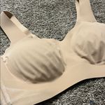 Honey Love‎ Sand V Neck Wireless Wide Strapped Bra XL NWOT Tan Photo 3