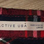 Active USA red flannel Photo 4
