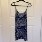 Free People  Spring It On Blue Bandana Dress XS Photo 4