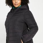 Universal Standard  Down Coat Jacket Black Puffer Lightweight XL Photo 0