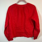 J.Crew NWT Cabana Linen Top in Red Arroyo XXS Photo 11