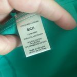 Have Oversized Blazer Open Front Dress Jacket Womens Size Small Teal Pockets Green Photo 4