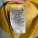 Carhartt relaxed fit logo hoodie pullover mustard color Photo 4