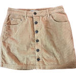 Billabong  Tan Good Life Corduroy Skirt Size 29 Photo 0