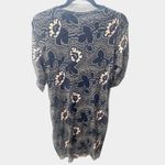 Ted Baker London Velvit Bodycon Dress 8 Floral Fitted Blue Cocktail Whimsigoth Photo 9