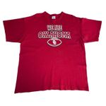 Gildan Vintage Oklahoma University Red T-shirt Photo 0