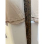 CBR Women's Blouse Sheer Sleeve Neckline Pearl Beading Beige Ruffles XL Feminine Tan Photo 5