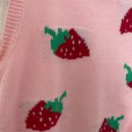 SheIn Strawberry Sweater Vest Photo 1