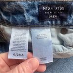 Lucky Brand High Rise Mom Jean Drew Medium Wash Raw Hem Size 6/28 Photo 6
