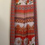 Farm Rio for Anthropologie Floral Paradise Wide Leg Knit Pants - L‎ Photo 8