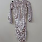 EXPRESS  crushed velvet long sleeve dress xs #115 Photo 3