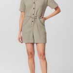 C&C California NWT C & C‎ California Ray Button Front Double Gauze Romper - XS Photo 3