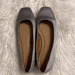 ASOS  DESIGN Silver Ballet Flats Slide On Dress Shoes size 4 US size 6 BNWOT Photo 8