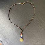 NWT Virgo zodiac sign necklace healing gemstones carnelian lapis moonstone Photo 2