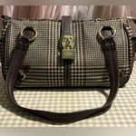 CHAPS  Brown and Black Shoulder Bag with Structured Design Photo 0