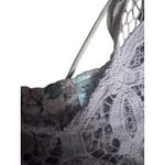 Free People Lace Smocked Mini Dress Boho Festival Fairy Cottage Size Medium Photo 3