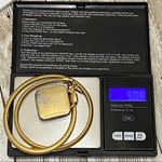 Vintage Gold tone Coin Medallion Necklace Photo 8