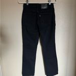 Levi's Vintage Silver Tab Jeans Slim Straight Leg Black High Rise USA Sz 26 Photo 2