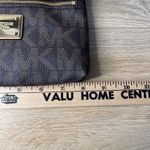 Michael Kors  Jet Set Large Wristlet Monogram Brown Mini Clutch Sleek Chic Y2K Photo 9