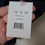 ANDIE Swim One Piece Bathing Suit LT Paloma Navy Tall Tie Back Neutral Vacation Photo 10