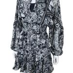 Topshop ASOS Monochrome Floral Print Dress Photo 0