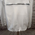 J.Crew Solid Anorak in White and Silver Metallic Photo 3
