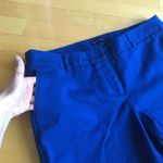 Hilary Radley Cotton, Mid Rise, Straight Leg, Capri Pants, Royal Blue, Size 12 Photo 3