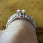 Swavorski Swarovski Crystal Sterling Silver Ring Size 9 Photo 1