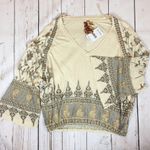 Free People  bohemian Bell sleeve Beige Size S Photo 0