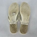 Tory Burch Sandals Women 11 Cream Ivory Studded
Jelly Sandal Slip On Flip Flop Photo 7
