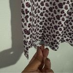 NWT Belyn Key Cutaway Sleeveless Golf Polo Tank Stem Floral White Pink Small Photo 5