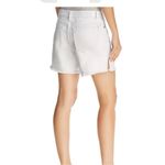 Pistola NWT  27 Devin Mom Cutoff Denim Shorts in White Lies Photo 5