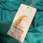 PRETTYGARDEN  Green Asymmetrical Ruched One-Shoulder Cocktail Gown Photo 6