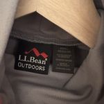 L.L. Bean Outdoors Turtleneck Womens Gray Polyester Long Sleeve Mock Neck Photo 2