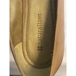Naturalizer  Brown Leather Low Wedge Peep Toe Shoes 7W Bin2 Photo 7