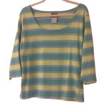 Forenza Vintage  Y2K knit striped top sz Large Photo 0