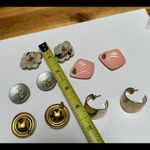 Lot Of 5 Mixed Variety Costume Jewelry Pierced Earrings Photo 9