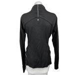 Lululemon Black Zip Long Sleeve Athletic Pullover Jacket Sweatshirt Top Sz 10 Photo 1