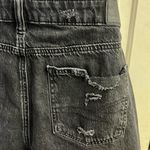 American Eagle  Black Destroyed Distressed Whisker Faded Mom Shorts - Size 10 Photo 10