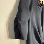 Rachel Parcell  Interlocking Draped Mini Dress Women's XXS Black Career Designer Photo 10