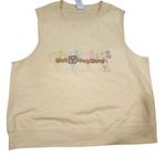  Walt Disney World 2X Mickey Mouse popsicles yellow cropped tank Photo 0