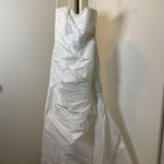 NWOT Sottero & Midgley Strapless Mermaid Beaded Wedding Dress Size 8 White Photo 1
