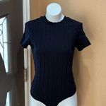 Monrow black short sleeve bodysuit Size XL Photo 1
