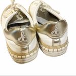 Sam Edelman Womens 8.5 White Leather Kavi Low Top Jute Sneaker Photo 5